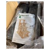 FURHAVEN 4 - STEP STEADY PAWS PET STAIRS IN GRAY