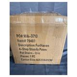 FURHAVEN 4 - STEP STEADY PAWS PET STAIRS IN GRAY