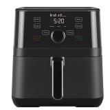 Instant Vortex 4-in-1 Basket Air Fryer with 4 Customizable One-Touch Cooking Programs, Digital Touchscreen, Large Non-Stick Fryer Basket, and 5.7 Quart Capacity, Black