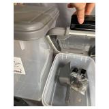 IRIS Airtight Pet Food Container Combo - Dark Gray - 3pc