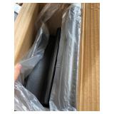 RockJam KB100 Adjustable Padded Keyboard Bench, X-Style, Black