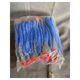 G & F Work Gloves - Rubber Latex Coated - Leather - For Welding and Mechanic Work - 12-Pairs (Men), Small