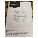 AMAZON BASICS HUMIDIFIER , NIGHT LIGHT AND AROMA DIFFUSER