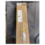 Zenna Home Adjustable Tension Stall Shower Rod, 26 - 40 Inches, White