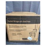 Carlisle Commercial Mop Bucket with Side Press Wringer, 26 Quart Capacity, Plastic