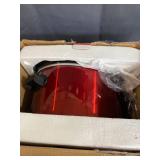 Elite Gourmet - 8.5Qt. Stainless Steel Slow Cooker - Red