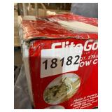 Elite Gourmet - 8.5Qt. Stainless Steel Slow Cooker - Red