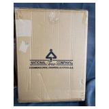 National Tree PreLit 24" Red Wavy Sisal Bow