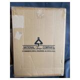 National Tree PreLit 24" Red Wavy Sisal Bow