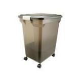 IRIS Premium Airtight Pet Food Storage Container, 42-Pounds, Smoke