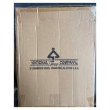 National Tree PreLit 24" Red Wavy Sisal Bow