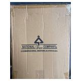 National Tree PreLit 24" Red Wavy Sisal Bow