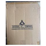 National Tree PreLit 24" Red Wavy Sisal Bow