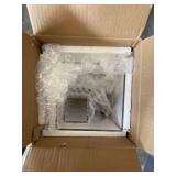 BEC TEL 2 GALLON SQUARE CLEAR ACRYLIC BEVERAGE DISPENSER