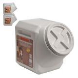 Gamma2 Vittles Vault Outback Stackable Pet Food Storage Container, Grey, 40 Lb