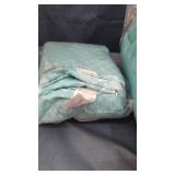 AQUA GREEN QUEEN SIZE BED IN A BAG