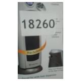 Comfort Zone 1500-Watt Ceramic Oscillating Digital Tower Heater with Remote, Silver