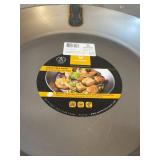 Matfer Bourgeat 062006 Black Steel Round Frying Pan, 12 5/8-Inch, Gray
