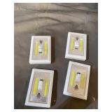 Battery Powered LED Light Switches Wall Mount / Magnet Mount