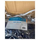 Comfort Spaces Bayley 3 Piece Reversible Coverlet Set, Navy, King/Cal King