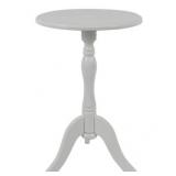 ROUND SIDE TABLE - WHITE