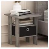 FURINNO SIDE TABLE W/ DRAWER