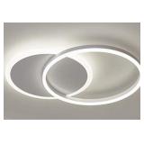 GANNED MODERN LED LIGHT FIXTURE WITH REMOTE