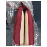 MEMORY FOAM HONEY COMB SEAT CUSHION PADS 2 PACK IN RED