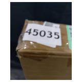 MYGIFT WOOD AND METAL END TABLE WITH MAGAZINE SLING