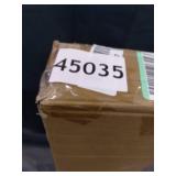 MYGIFT WOOD AND METAL END TABLE WITH MAGAZINE SLING