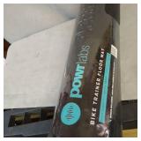 Powr Labs Exercise Bike Mat (xl) Spin For Floor, Stationary Bike