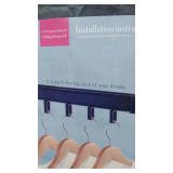 WALL MOUNTED CLOTHES LAUNDRY RACK ( HJ3094) BLACK-3