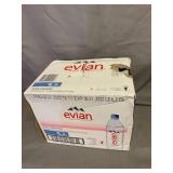 evian Natural Spring Water Bottles, Naturally Filtered Spring Water, 1 L bottle