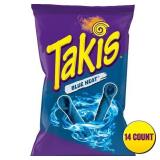 Takis - Crunchy Rolled Tortilla Chips Blue Heat Flavor (Hot Chili Pepper), 9oz Each, 13Count
