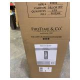 FirsTime & Co. Black Farmhouse Arch Jewelry Armoire, Black, 14 x 3.75 x 43 in