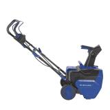 Snow Joe - 24V-X2-20SB 48-Volt iON+ Cordless Snow Blower Kit | 20-Inch | W/ 2 x 4.0-Ah Batteries and Charger - Blue & Black