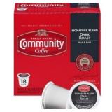 Signature Blend Dark Roast Single Serve Pods, Keurig K-Cup Brewer Compatible, 18 Ct