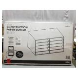 Corrugated Construction Paper Sorter with 10 or 15 Slots