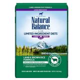 Natural Balance L.I.D. Limited Ingredient Diets Dry Dog Food, 12 Pounds, Lamb & Brown Rice Large Breed Formula