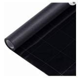 VELIMAX Static Cling Total Blackout Window Film Privacy Room Darkening Window Tint Black Window Cover 100% Light Blocking No Glue