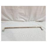 24" Chrome Towel Bar Pull Handle Frameless Shower Glass Door for tempered glass doors