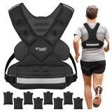 Aduro Sport Adjustable Weighted Vest Workout Equipment, 26lbs-46lbs Body Weight Vest for Men, Women, Kids
