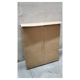 Camco 20750 Washing Machine Drain Pan with PVC Fitting, 30-Inch x 32-Inch, Graphite - Protects Your Floors from Washing Machine Leaks - Easy to Use