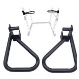 GemonExe Multi Grip Set of 2,Dip Bar Grip Handles,Dip Bar Attachments for 2" x 2" Tube Power Cage Squat Rack