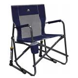 GCI Outdoor 37060 Freestyle Rocker Portable Folding Rocking Chair, Indigo Blue