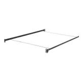MALOUF Bolt-on Metal Bed Rail System, Twin/Full, Black