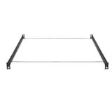 MALOUF Bolt-on Metal Bed Rail System, Twin/Full, Black
