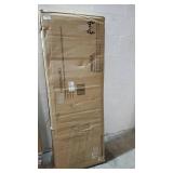 58 inch Rustic Farmhouse TV Stand with Glass Doors in Reclaimed Barnwood