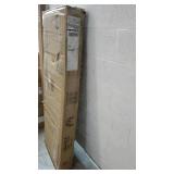 58 inch Rustic Farmhouse TV Stand with Glass Doors in Reclaimed Barnwood