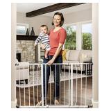 Regalo Easy Open 47-Inch Super Wide Walk Thru Baby Gate, Bonus Kit, Includes 4-Inch and 12-Inch Extension Kit, 4 Pack Pressure Mount Kit and 4 Wall Cups and Mounting Kit , 11 Count (Pack of 1)